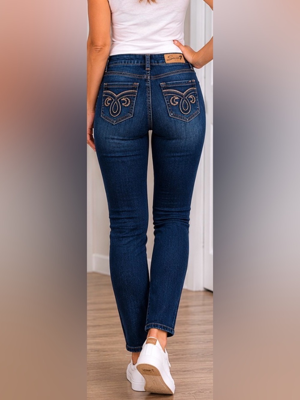 Seven 7 Jeans Blue Stretchy Ankle Skinny Vintage Slim 6 Comfy Citizens Humanity